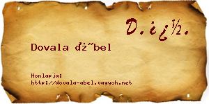 Dovala Ábel névjegykártya